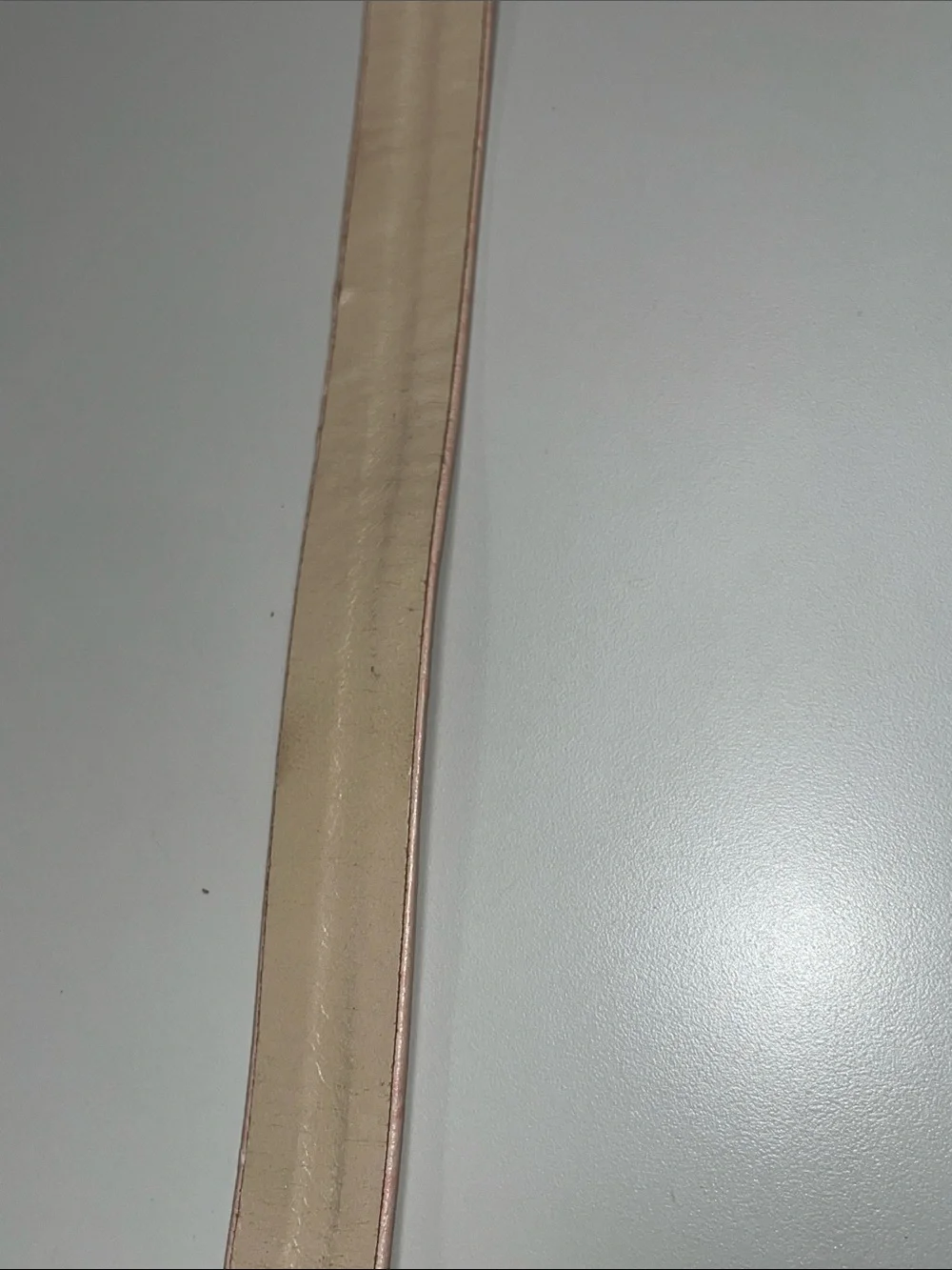 Carlisle Pink Textured Leather Belt with Gold Wavy Buckle